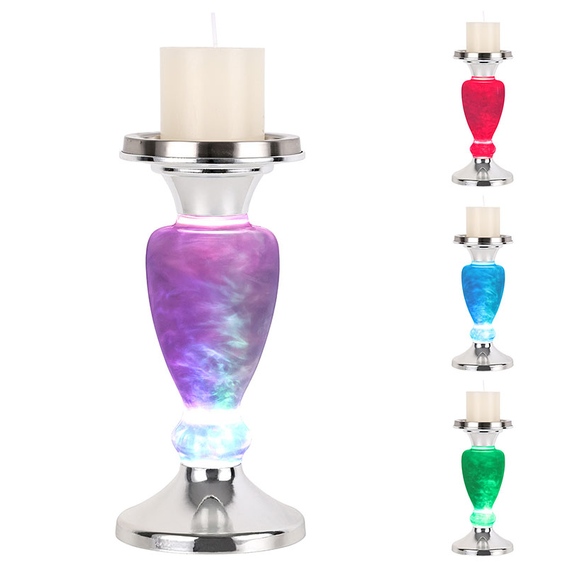 Şam ilə buludlu gecə işığı