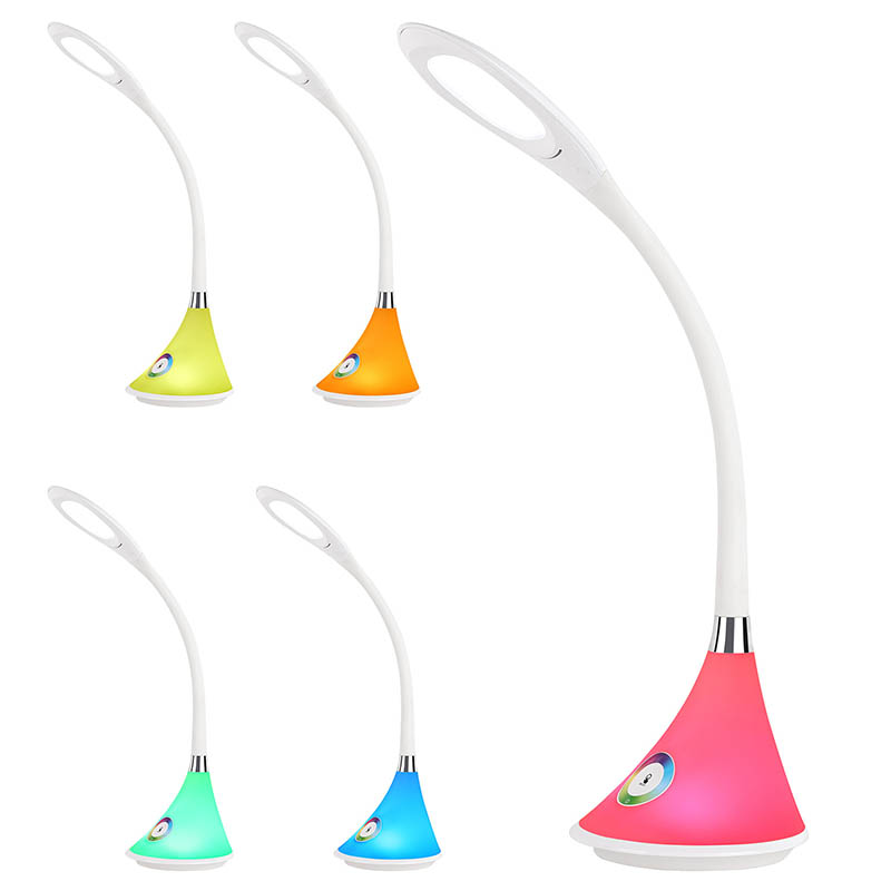 RGB bazası ilə əjdahanın LED masa lampası