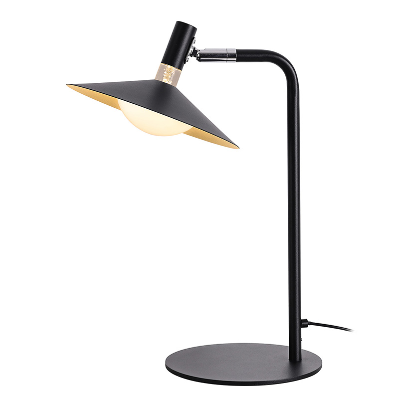 İsti işıqlı retro sənaye metal stolüstü lampa