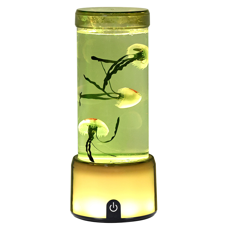 RGB LED Qara Meduza Lampası